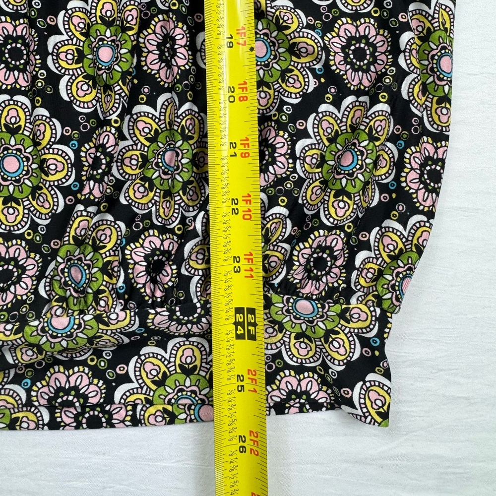 Authentic Y2K Baby Phat Bubble Hem Tube Dress McBling Paisley‎ Floral Mini Small - Picture 11 of 13